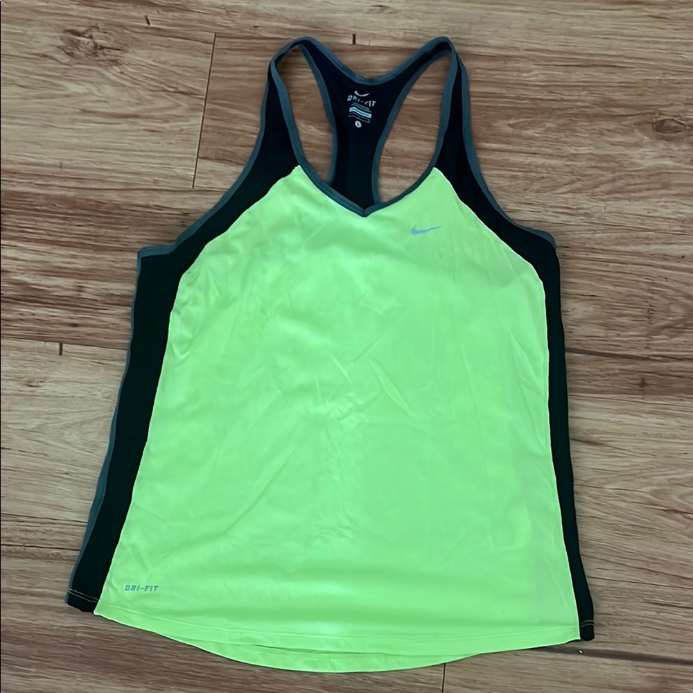 Nike Women's Yellow Tank Top